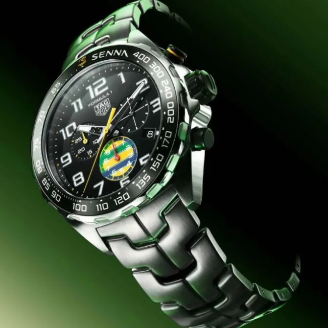 TAG Heuer Formula 1 Chronograph Senna Edicion Especial 43 mm