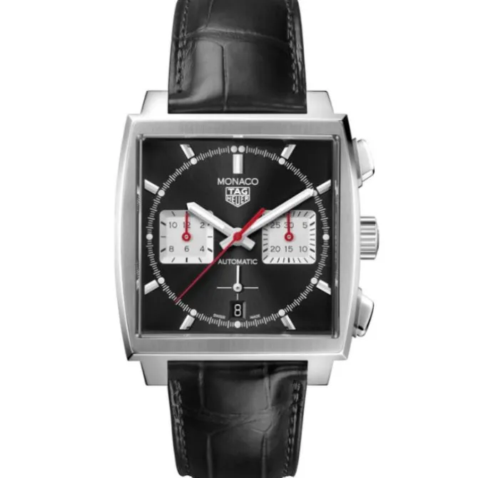TAG Heuer Monaco Chronograph Automático 39 mm Negro