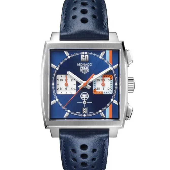 TAG Heuer Monaco Chronograph x Gulf Edición Especial Automático 39 mm