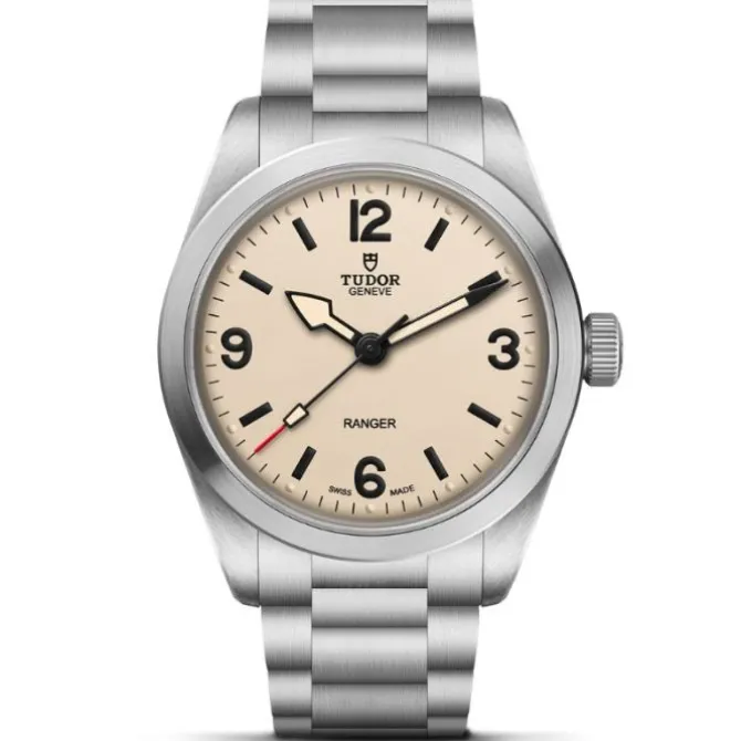 TUDOR Ranger 36 mm Blanco Duna Acero