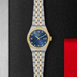 TUDOR Royal "Blue Royal" 28 mm Diamantes