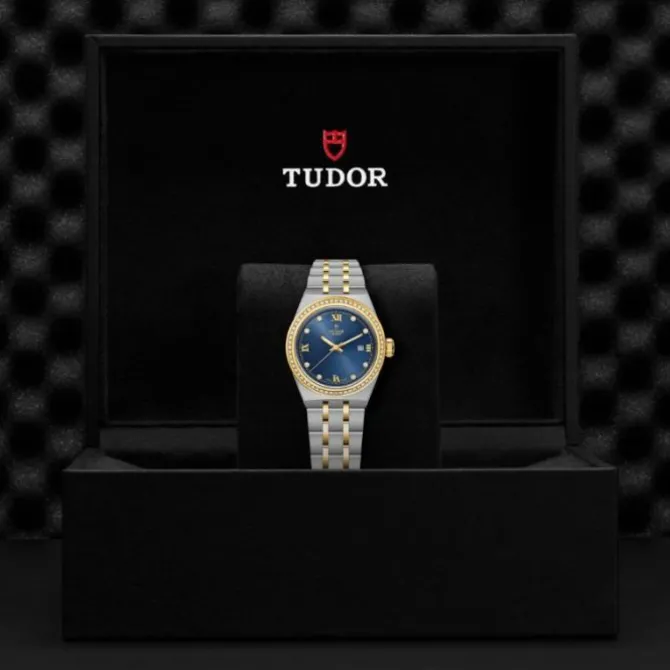 TUDOR Royal "Blue Royal" 28 mm Diamantes